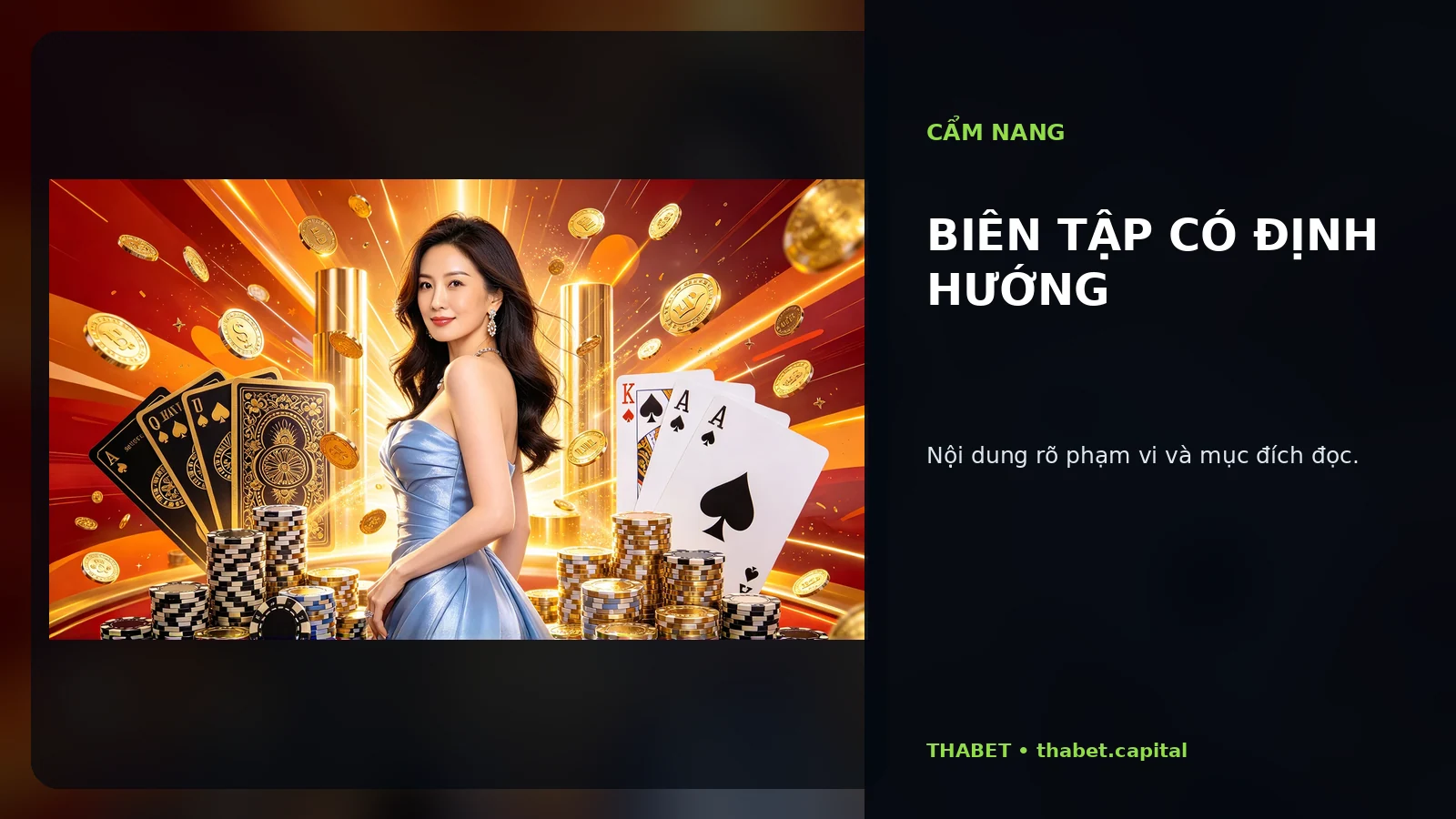 Biên tập có định hướng tại THABET